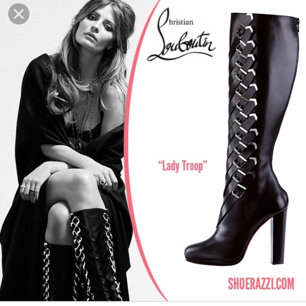 CHRISTIAN LOUBOUTIN “Lady Troop” boots